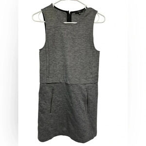 Aritzia Talula Women's Heather Gray Sleeveless Stretch A-Line Dress Size XXS
